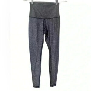 Lululemon High Waisted Heathered Gray Leggings